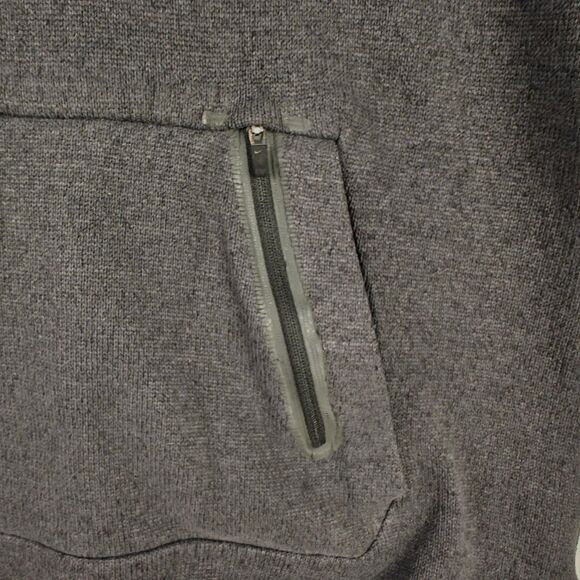 Nike Hypernatural Therma Fit Hoodie Women’s Dark Gray Knit Pullover Size M - Picture 5 of 10
